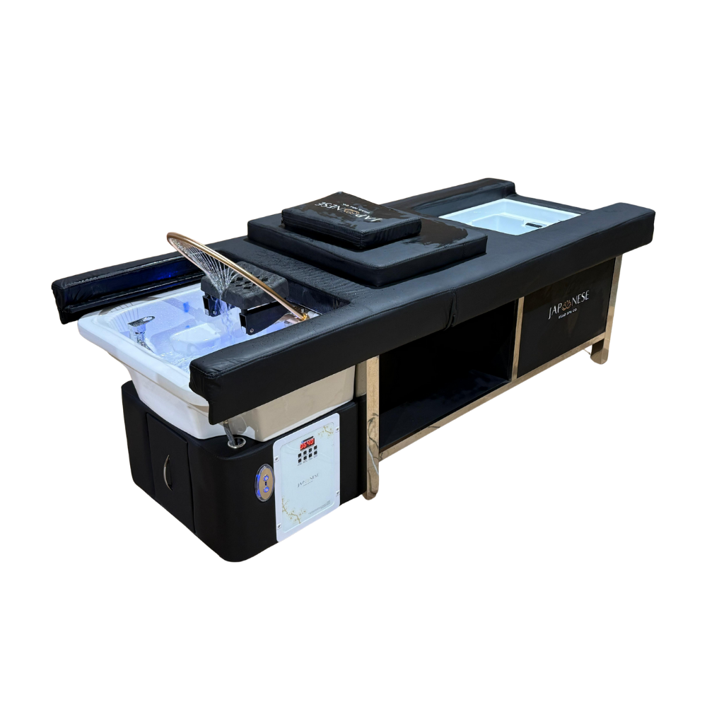 Japanski Head Spa Black Full krevet s nogućim spa priključkom