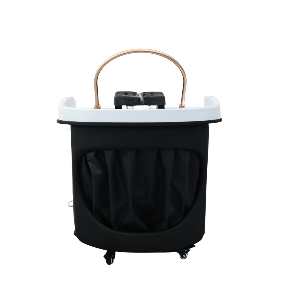 Japanski Head Spa Black Circle hibridna jedinica s priključkom za vodovod (uključujući parnik, poklopac parnika i grijač vode)