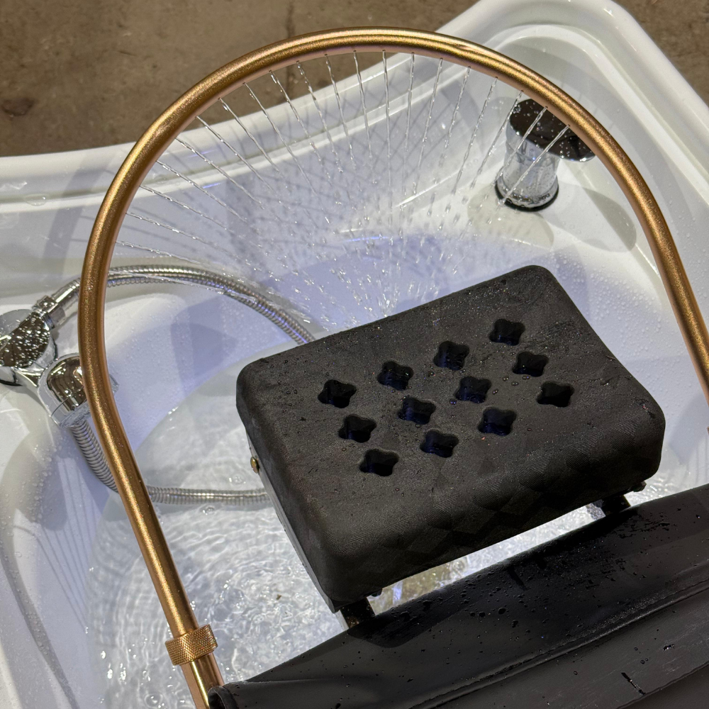 Japanski Head Spa crni Hibridni Komplet za Cijeli Krevet s Priključkom (uključujući parilicu, kapu za parenje i bojler)