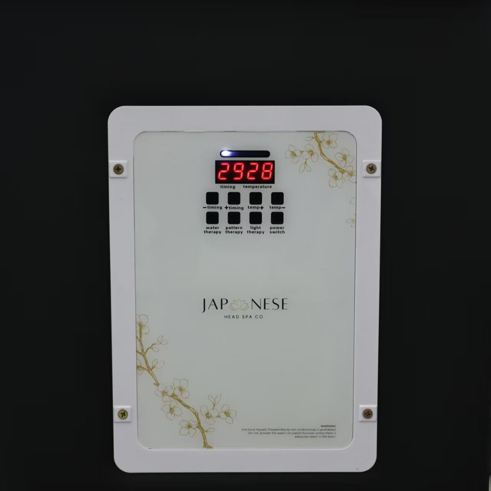 Japanski Head Spa crni Hibridni Uređaj s Ugrađenim Vodovodnim Priključkom (uključujući parnik, poklopac parnika i grijač vode)