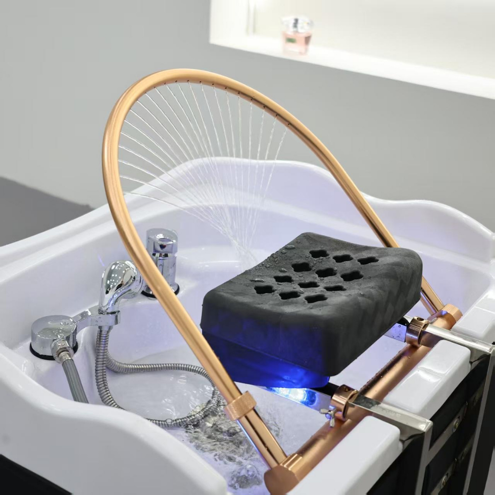 Japanski Head Spa crni Hibridni Uređaj s Ugrađenim Vodovodnim Priključkom (uključujući parnik, poklopac parnika i grijač vode)