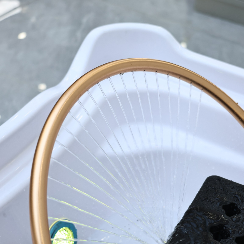 Japanski Head Spa White prijenosni uređaj s mobilnim spremnikom za otpadnu vodu – bez priključka za kanalizaciju