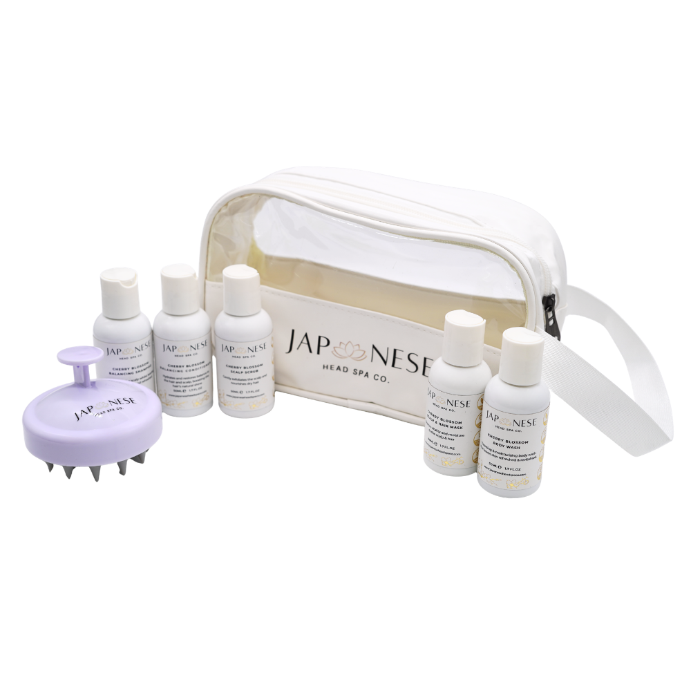 Putni set Cherry Blossom – Mini japanski Head Spa set